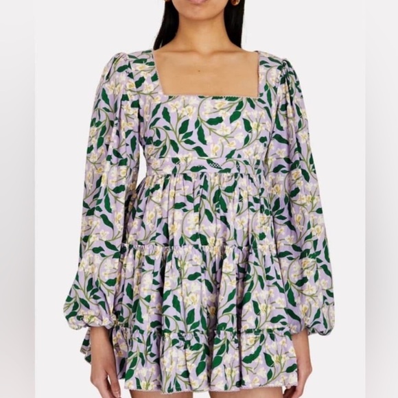 Agua by Agua Bendita Dresses & Skirts - NWOT Tuckernuck Agua by Agua Bendita Avena Gardenias Dress Sz XL Floral Large
